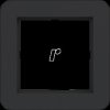 WAD7100BM 1-way frame, C.1, night black, matt