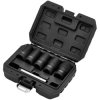 Draper 12411 Impact Wheel Nut Socket Set, 1/2" Sq. Dr. (6 Piece)