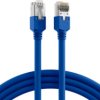 Patch cable, RJ45 plug, straight to RJ45 plug, straight, Cat 5e, S/UTP, PVC, 0.5 m, blue, K8704.0,50