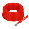 Przewód silikonowy miedziany ocynowany 24AWG - 66 żył - 0,20 mm2 - czerwony - elastyczny