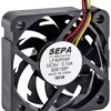 Wentylator osiowy SEPA LF40P05PSE00A, 5 V, 13.8 m³/h, (D x S x W) 40 x 40 x 10 mm