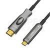 CLAROC Kabel optyczny USB typ-C / HDMI 4K Ultra High Speed UHD AOC 4K@60 10m
