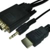 1.8MTR HDMI TO VGA CABLE WITH AUDIO CABL