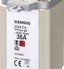 Bezpiecznik z wyśrodkowanym wyprowadzeniem 100A 500V ac NH2 F gG Siemens