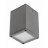 Oprawa sufitowa LENTO, alum, 100x130, IP54, max 35W, kwadratowa, grafit