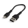 Kabel USB Złącze A USB A Złącze B Lightning dł. 150mm Wytrzymały kabel Apple Lightning USB 2.0