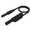 SKS Hirschmann 934043100 Test Lead 200cm Black 4mm Safety plug/socket