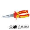 Szczypce Wydłużone Proste Elektrotechniczne 160Mm Vde 1000V N-Vde04