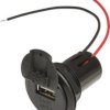 Gniazdo USB do zabudowy ProCar 67331601, Obciążalność prądu maks.: 3 A, 12 - 5 V, 24 - 5 V