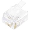 TruComponents 240064 Modular Plug, straight,6P4C RJ45