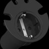 938.001 LOOP IN cable entry, black