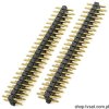 MTMM-122-03-G-D-120 Connector 2 x 22Pin Gold THT SAMTEC