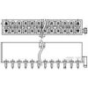Pin header, 8 pole, pitch 1.4 mm, straight, ivory, 3-1775099-2