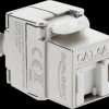 90706 Keystone Module RJ45 jack to LSA Cat.6a, shielded