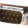 HARTING Złącze D-sub 967 9-pinowe Prosty 2.74 mm Pitch Otwór przelotowy Platerowany złotem Męski Kołnierz