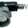 Plug, 10 pole, solder cup, bayonet locking, angled, 100022936