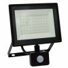 Halogen LED 50W NW NOCTIS LUX 3 230V IP44 Czarny, Czujnik ruchu