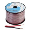 Przewód głośnikowy CCA 2 × 1 mm2, czarno-czerwony, szpula 100 m