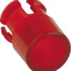 Osłona panelowa na diodę LED Mentor 2671.8021, O 6,3 mm, cerwona