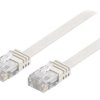 F.U/UTP6-CU-100WH Patch cord U/UTP 6 linka Cu PVC biały 10m 32AWG