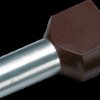 187707 Twin-Aderendhülse isoliert 2x1,5 mm²/8 mm, schwarz, 100er Pack