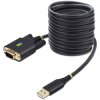 StarTech.com 1P10FFC-USB-SERIAL 10ft (3m) USB to Serial Adapter Cable, COM Rete