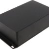 Aluminum die cast enclosure, (L x W x H) 188 x 119 x 56 mm, black (RAL 9005), IP54, 1590DFLBK
