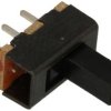 Przełącznik; suwakowy; SS02-12F20 L=6; ON-ON; przewlekany (THT); R=3,0mm; 2 pozycje; 1 tor; 11,5mm; 5,9mm; 10mm; 6mm; 0,5A; 50V