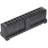 Female connector, 26 pole, pitch 2.54 mm, straight, black, 09195267824