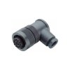 Binder 99-0718-70-13 F 10-12mm Angle Cable Mnt 12+PE Pin with Solder Termination