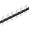 Pin header, 30 pole, pitch 2.54 mm, straight, black, 10046422