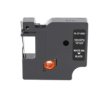 Taśma D1 45021 do drukarki DYMO 12mm 7m czarna taśma biały nadruk