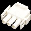 0-0350766-4 3-pin. Mate-N-Lok connector housing, one-row