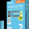 BK-4LCCE/2CP DECT eneloop lite, NiMh battery, AAA (Micro), 550 mAh, 2 pcs., DECT
