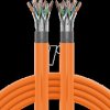 MK7100DX.500-CPR INFRALAN® Cat.7a installation cable, 1200 MHz S/FTP, 2x4P, 500 m