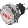 EAO 82-6151.1A14.B015 Series 82 Illuminated Pushbutton Momentary B015 Red 24V