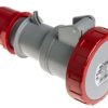 Złącze przemysłowe - zasilające 32A Gniazdo 415 V 3P + E Żeński Scame Czerwony Montaż na kablu, IP67