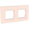 UNICA QUADRO Ramka 2 podwójna salmon MGU4.704.37 SCHNEIDER ELECTRIC