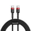 Kabel przewód USB-C PD 2.0 100cm Baseus Cafule CATKLF-G91 Quick Charge 3.0 3A z obsługą szybkiego ładowania 60W