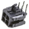 Wtyk PCB 4-pinowe raster: 3.0mm 2-rzędowe Molex Przewlekany 5A 250.0 V.