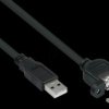 UK20P-AEA-005S USB 2.0 cable, A connector to port, mount, 50 cm