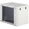 Wall enclosure, 19", 9 U, (H x W x D) 474 x 600 x 450 mm, IP20, sheet steel, gray, DN-37104