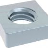 Square nut, M3, H 1.8 mm, steel, galvanized, DIN 562, 0562003ZN