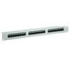 Value Patch Panel Kat. 6 (Klasa E) 19, 24P, Nieekranowany, Szary