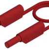 Przewód pomiarowy Hirschmann Test & Measurement MLS SIL WS 50/1, czerwony