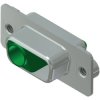 D-Sub socket, 2 pole, 2W2C, equipped, straight, 302W2CSXX99A30X