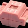 Automotive flat fuse, 125 A, 58 V, pink, (L x W x H) 41 x 8.24 x 12 mm, MDP125M6