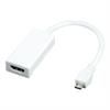 Adapter MHL microUSB wtyk - HDMI gniazdo biały