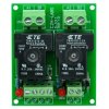 CZH-Labs 24V Passive 2 SPST-NO 30Amp Power Relay Module Board.