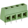 TE Connectivity 282836-4 Screw Terminal 4 Pins 1.31mm² Green